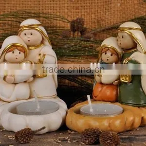 Resin Nativity Set Candle Holder thumbnail-5