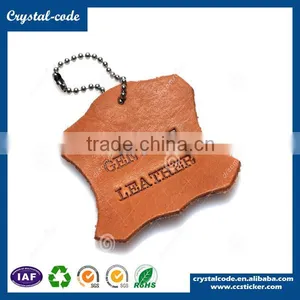 Clothing Custom Embossed Leather Label thumbnail-3