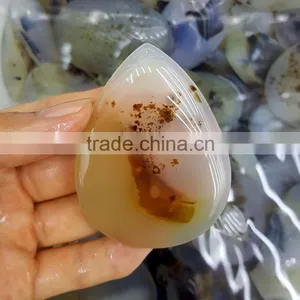 Water Drop Shaped Agate Slabs Pendants Jewelry thumbnail-1