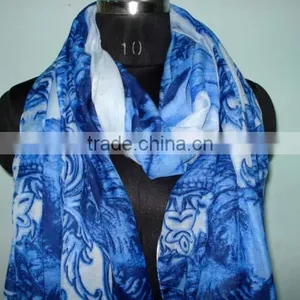 COTTON PRINTED SCARF 2014 thumbnail-5