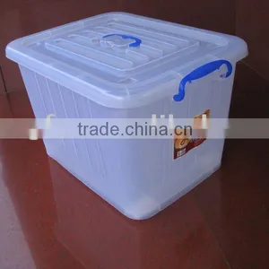 Plastic Storage Boxes With Wheels60L thumbnail-1