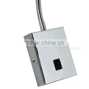 Indoor Chrome Plated Hotel Gooseneck Wall Mount Led Light,Gooseneck Wall Mount Led Light,Wall Mount Led Light WL1058 thumbnail-2