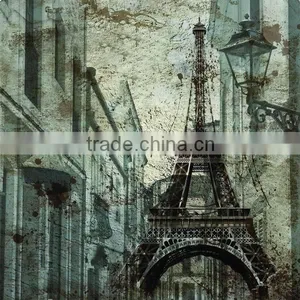 Eiffel Tower Canvas Oil Painting thumbnail-1