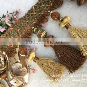 2015 New Style Luxurious Crystal Fringe for Curtain, Home Textile and Pillows thumbnail-3