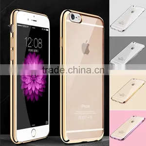 Cell Phone Accessories Electroplating Tpu Back Cover Case For Iphone 7 thumbnail-2