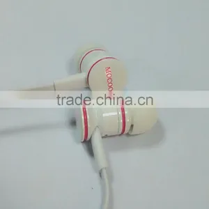 Wired Free Sample Earbuds White Stereo Earphones Headphone With Mic for Mp3 Player thumbnail-1