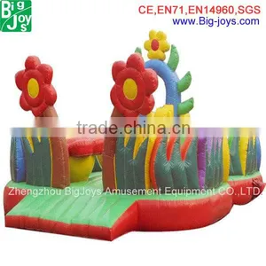 2016 Cheap Price Commercial Inflatable Bouncy Castle With Slide Wholesale Used Bouncy Castle for Sale thumbnail-1