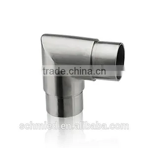 Stainless Steel Acute Vertical Corner 90 Degree Elbow For Split Tube 42.4mm ,flush Angle thumbnail-2