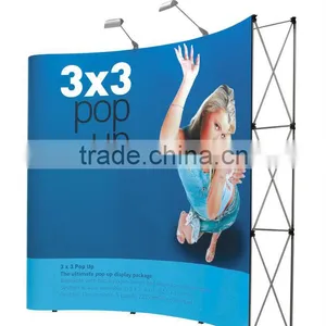 Easy Assembled Magnet Connection Straight Pop up Exhibition Stand 3*3/3*4 thumbnail-1