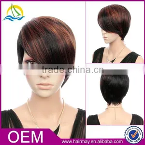 Front Lace Wig Fashionable Braided Sexy Wigs Synthetic Hair Bangs Wig thumbnail-1
