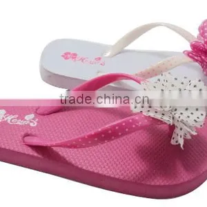 Cute Women Eva Outdoor Flip Flops With Flower for Summer thumbnail-1