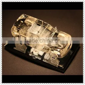 Personality Engraved Crystal Model Car For Holiday Gifts thumbnail-2
