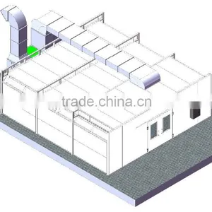 JF Wooden Spray Booth Manufacturer Car Paint Spray Booth Panel thumbnail-4