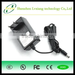 Lvxiang Shenzhen Direct-selling Wall-mounted Power Supply 100V-240V 50/60Hz 12v 3a With Cable 2 Years Warranty thumbnail-4