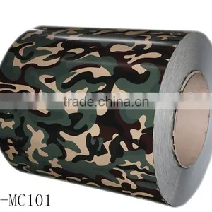 Camouflage Pattern Prepainted Galvanized Metal Steel Roofing Sheet thumbnail-1