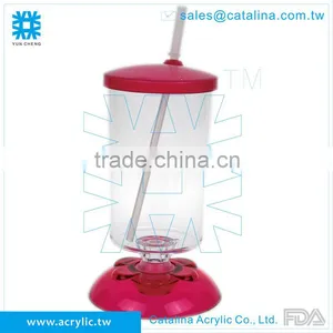 Acrylic 236ml TUMBLER WITH STRAW thumbnail-1