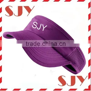 100%Polyester Custom Dri Fit Mesh Tennis Visor Hat thumbnail-5