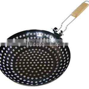 Round Nonstick Grilling Skillet/Roasting Pan, Available in Various Sizes thumbnail-1
