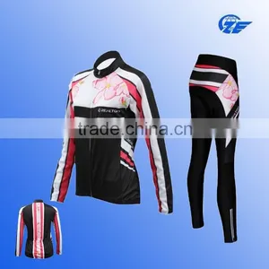 2015 China New Style Sportswear Cheap Cycling Woman Wear for Wholesale thumbnail-1