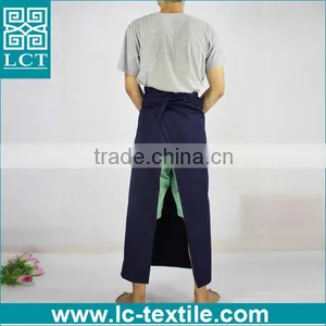 Custom Embroidered Unisex 100% Cotton Black Long Apron thumbnail-2