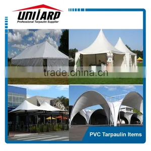 PVC Coated Tent Tarpaulin 1000D 18*18 thumbnail-1