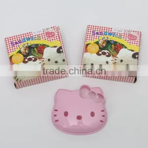 Plastic Cartoon Cat Sandwich Mold Plastic Bread Cutter DIY Toast Mould thumbnail-1