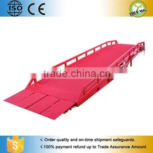 Adjustable High Duty Steel Loading Yard Ramp / Car Loading Mobile Ramp Slope thumbnail-4