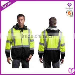 Security Guard Uniforms hi Vis Safety 4 in 1 Jacket Security Jacket thumbnail-1