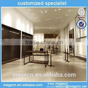 Garment Store Wood Floor Display Cabinet thumbnail-1