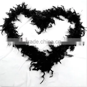Deluxe Costume Accessory Feather Boa Party Decoration 72''-Black thumbnail-1