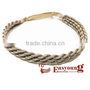 Synthetic Hairpiece Plaited Headband Braided Hair Piece Plait thumbnail-1