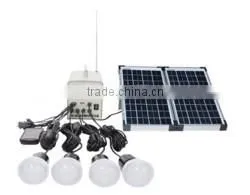 20W DC Portable Solar Lighting Kit With 12v Led Lamp thumbnail-1