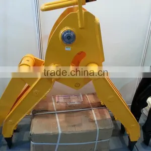 Mechanical Fixed Fork Grapple for Excavator thumbnail-1