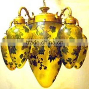 Antique GALLE LAMP Droplight thumbnail-1
