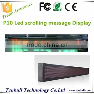 P10 Green Led Moving Message Display Board ,led Scrolling Bar Sign,Programme Led Messag Board thumbnail-1