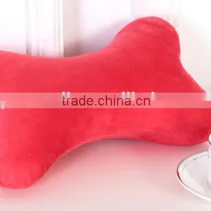 Bone Shape Memory Foam Car Neck Pillow, 100%polyester Velvet Cover thumbnail-5
