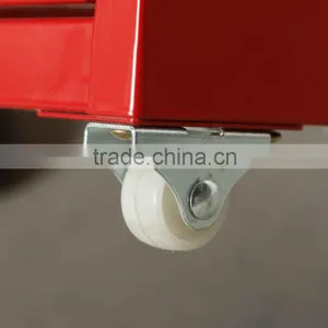 Red Color Metal Mobile Pedestal Drawers Mobile Cabinet thumbnail-6