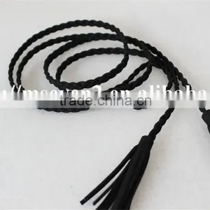 Customized Size Plastic Material Non-elastic Tessles Trim, Flexible Plastic Trim in Black for Jacket thumbnail-3