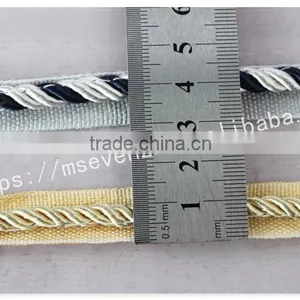 Fashion Design 1.5cm Width Tripe Lip Polyester Tape Garment Trim thumbnail-6