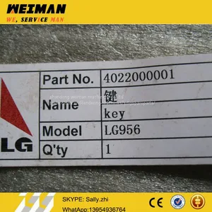 SDLG Key, 4022000001, Sdlg Spare Parts for SDLG Wheel Loader LG956 thumbnail-2