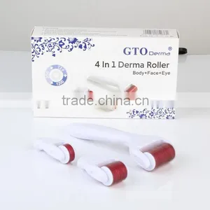 Manufacturer Low Price Medical Grade Stainless Steel 4in1 Derma Roller thumbnail-1