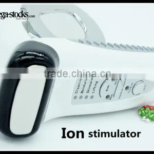 220V Ultrasonic Ion Face Beauty Stimulator Massager Red thumbnail-5