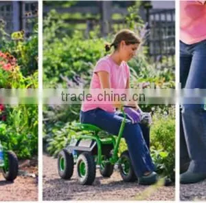 The Swiveling Seat Utility Cart for Garden thumbnail-2