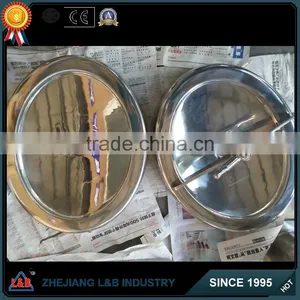 Stainless Steel Tank Parts Elliptic Type YAW Manhole Covers With Pressure thumbnail-3
