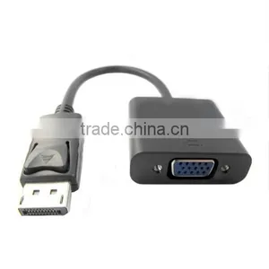 MINI Displayport DP Male to VGA Adapter Female M/F Cable Adapter Converter Cable W/IC(DP Male to VGA Female) DP to VGA Cabke thumbnail-1
