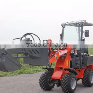 EVERUN Farm Tractor/ ER08 Loader /Mini Wheel Loader--CE Hoflader for Sale thumbnail-5