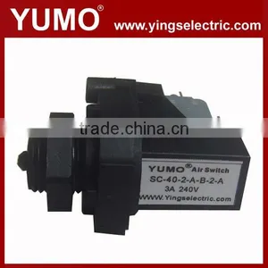 SC-40 3A 240V 12V SPST or SPDT Low Pressure Switch Gas Water Oil Air Air Flow Switch thumbnail-1