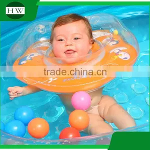 Customized Inflatable Baby Donut Swim Neck Collar Ring Inflatable Baby Infant Swimming Floating Neck Ring thumbnail-1