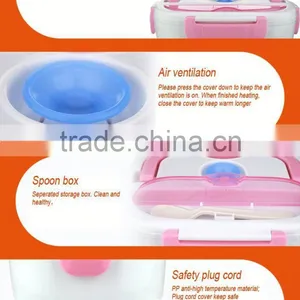 OEM Kids Plastic Bento Lunch Box thumbnail-5