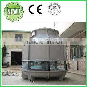 Round Type Mini FRP Water Cooling Tower for Plastic Machine 10T thumbnail-1